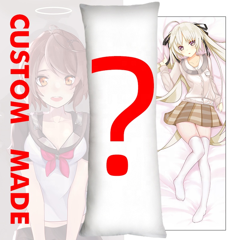 Naked sexy anime girls custom dakimakura pillow Japanese 3d pillow case wholesale