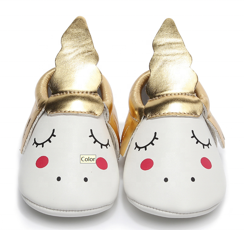 Unicorn Baby Shoes Brand Baby Moccasins