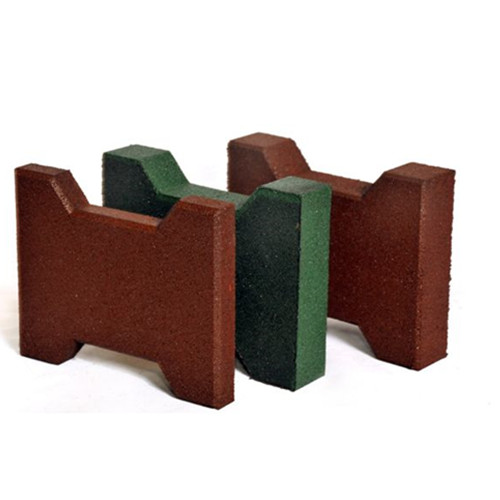 Dog Bone Rubber Tile Paver Drainage Horse Pathway Rubber Brick