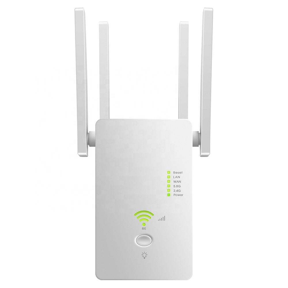 Wi-Fi ретранслятор 2,4G 5.G 1200 Мбит/с, 4 антенны