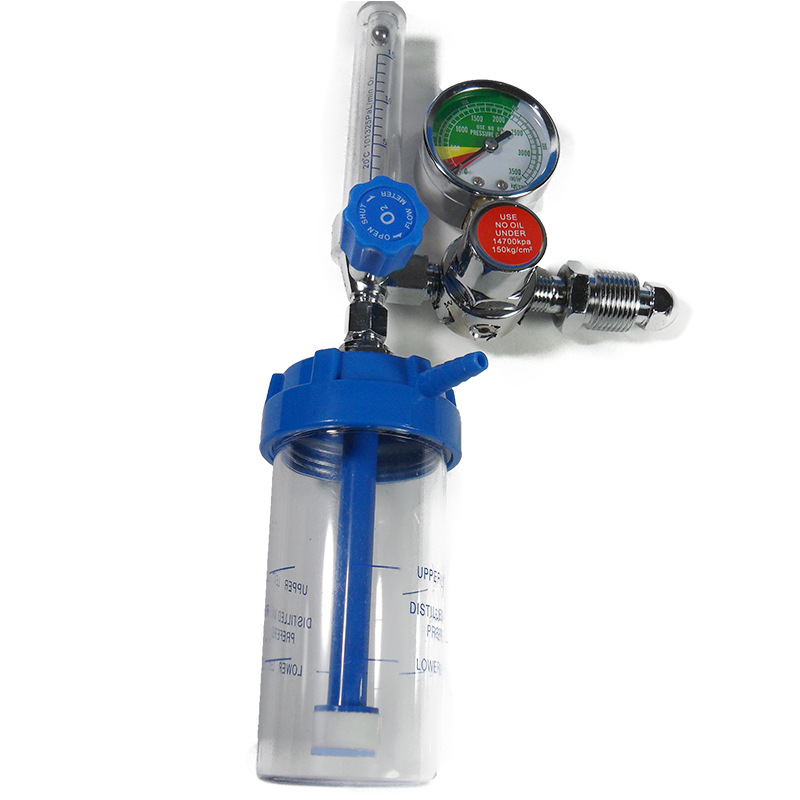 Ce approval High quality medical oxygen inhaler humidifier bottle medical oxygen regulator
