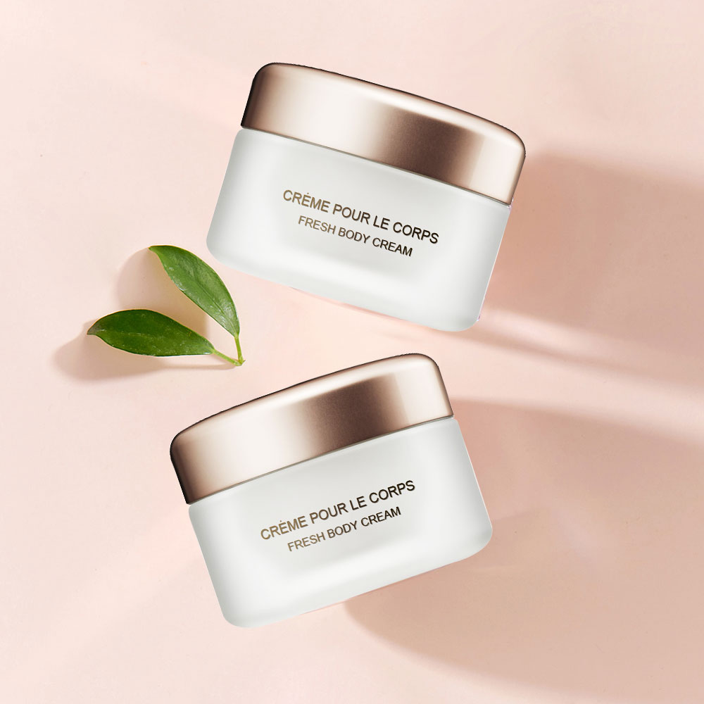 Private Label Moisturizing Skin White Cream Organic Whitening Lotion Vegan Body Squalane Shea Butter Custom Logo