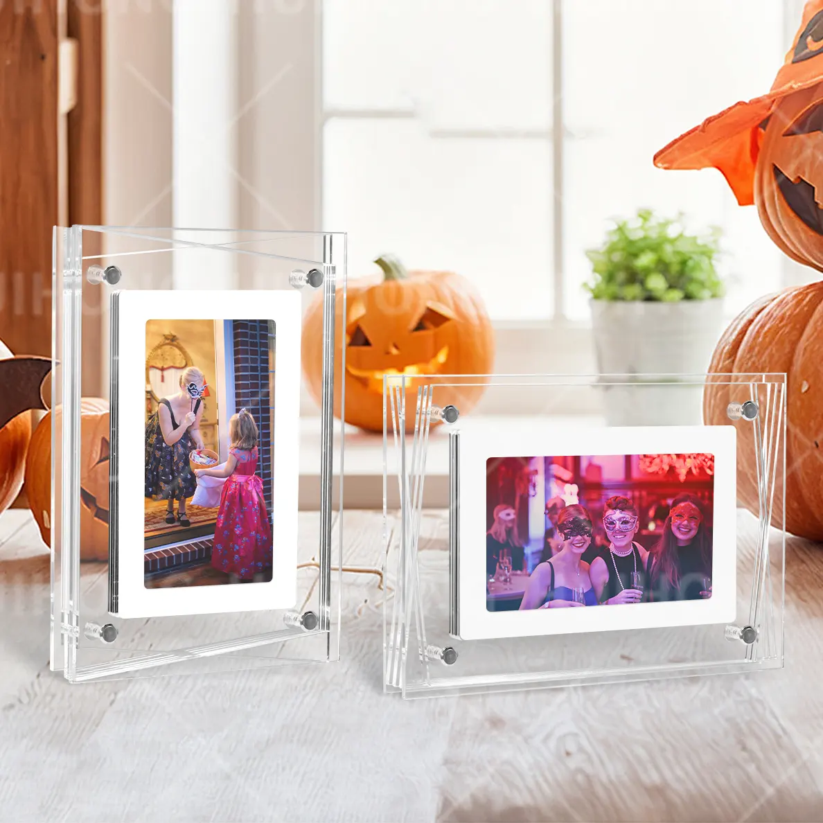 Creative DIY All Saints' Day Gift Colorful NFT Transparent Electronic Album Digital Acrylic Player Motion Video Photo Frame