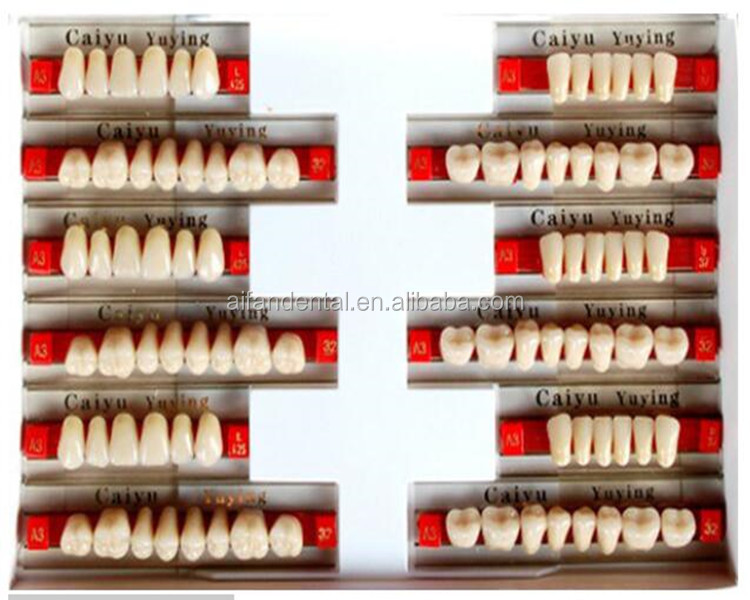 Aifan Dental, все затеняющие зубы 96 шт., Нижние передние зубы из акриловой смолы