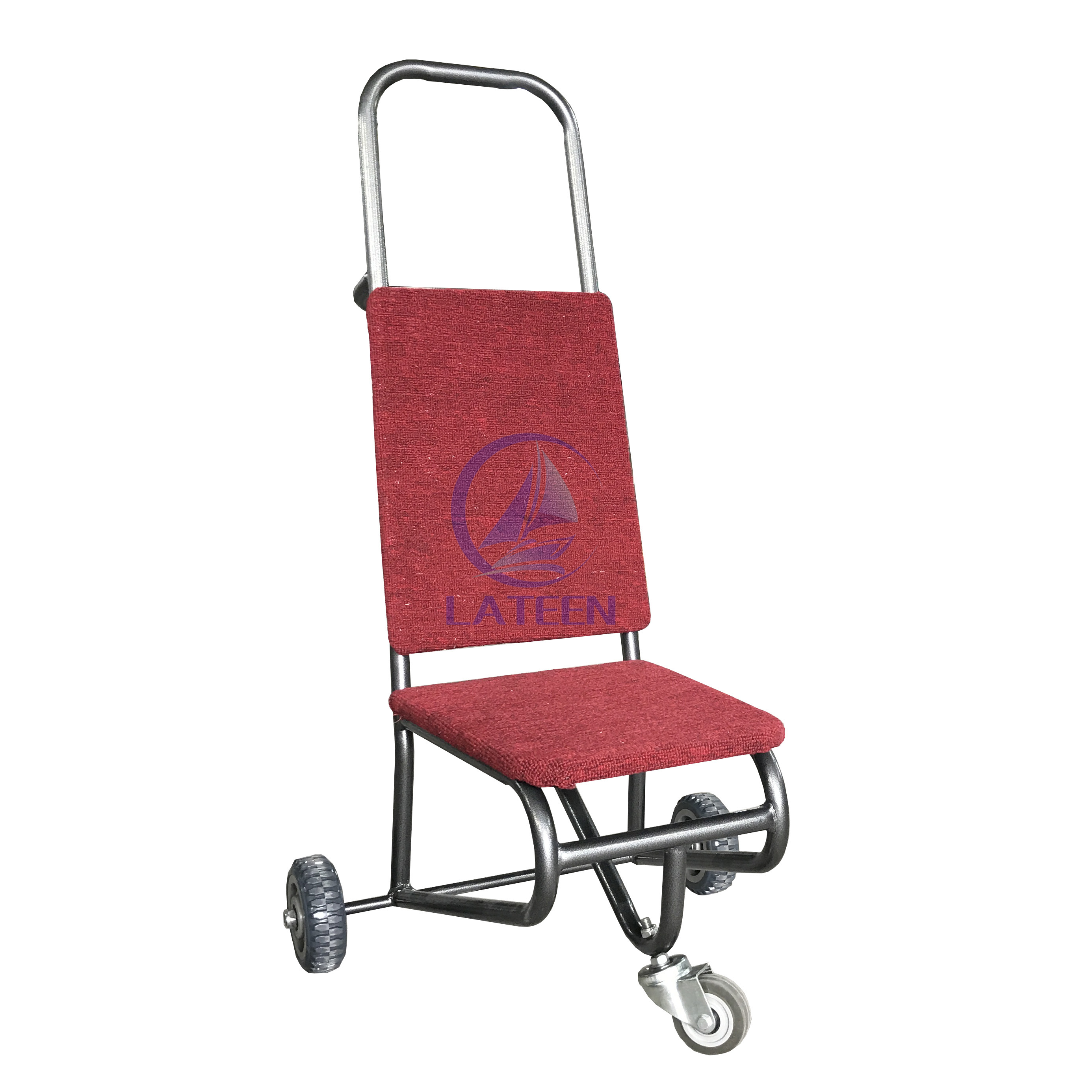 Hotel Durable Use Convenient Stacking Folding Chair Moving Cart Banquet Chair Trolley