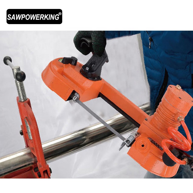 Ручной газовый деревообрабатывающий станок SAWPOWERKING, беспроводной ленточный пильный станок, 4 дюйма