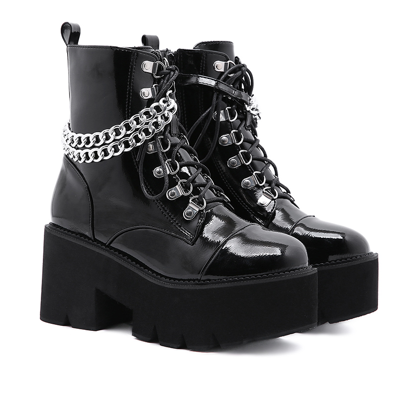 Fashion Thick Sole Bottom Height Increasing Women Boots