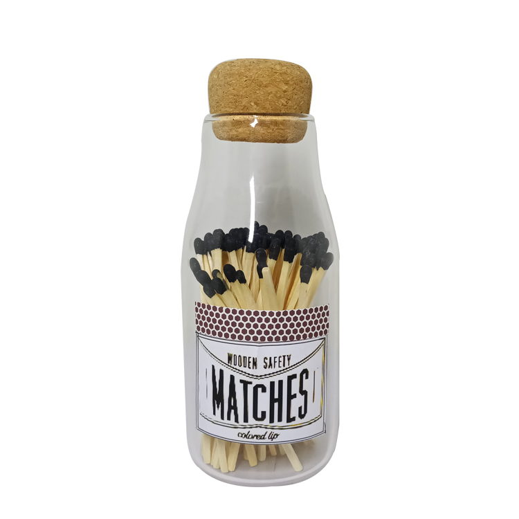Аксессуары cigarmatches в стеклянной бутылке безопасности малый деревянный Водонепроницаемый матчи
