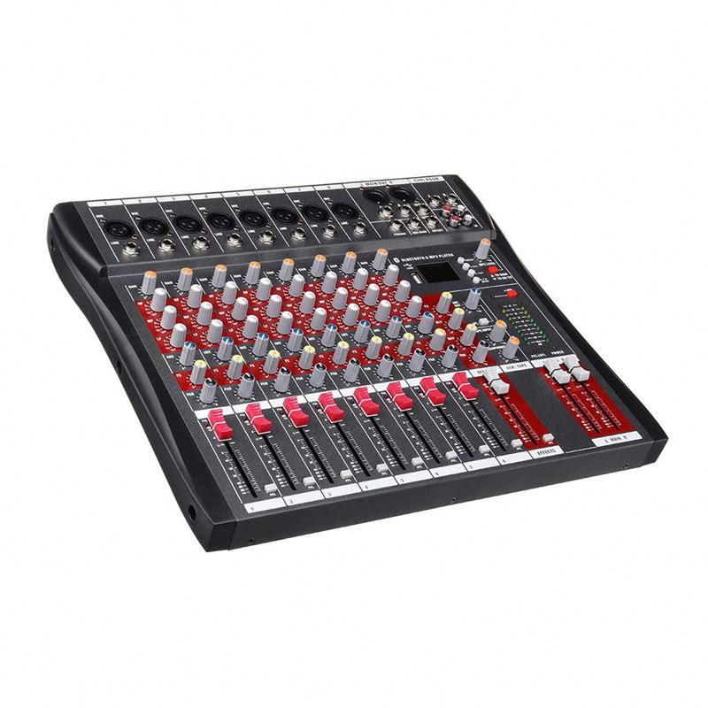GAX-CT8 Профессиональный мини портативный миксер Live Studio аудио караоке миксер USB DJ звуковая микшерная консоль с высоким качеством