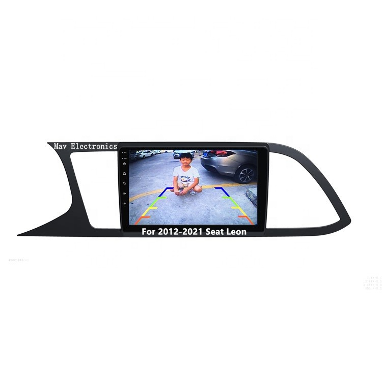 Для SEAT LEON DVD плеер навигация и GPS, 9 дюймов 2.5D полный экран Android 9,1 система заднего вида видимое Автомобильное видео,