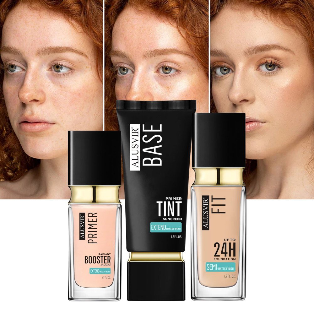 Private Label Professional Cosmetics Make Up Matte Foundation Booster Primer Face Serum Makeup Base Set Manufacturers