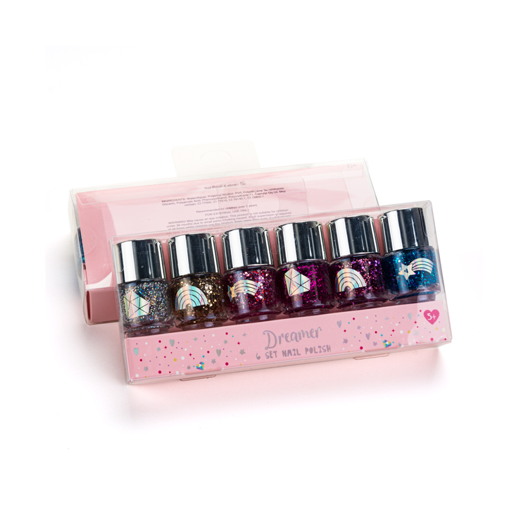 Best selling kids nail polish waterbased glitter stars nail polish sets for children
