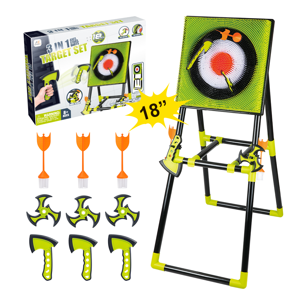 18 Inch Axe Throw Target Game Set for Indoors and Outdoors New Design Dart And Accessories Party Games