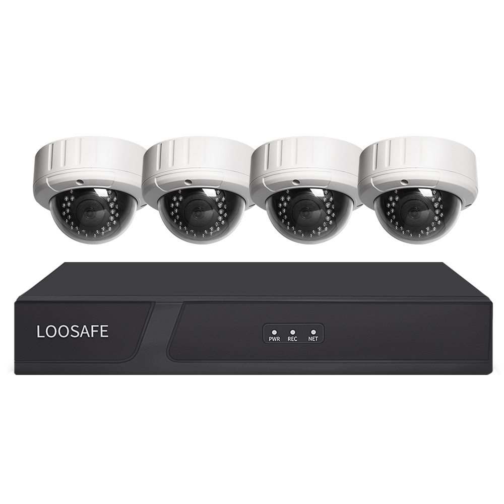 Обнаружение лица 8CH 5MP NVR CCTV комплект безопасности Система POE аудио запись купольная наружная POE IP камера комплект видеонаблюдения