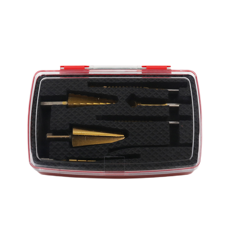 Hot Sale 7 pcs Pagoda Aluminum Box Drill Bit set Titanium Coating Stepped bit for Metal Tube Sheet Drilling
