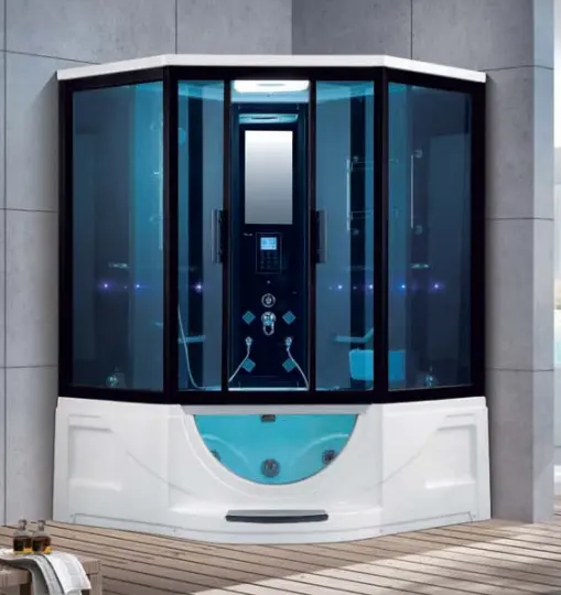 K7025 Steam shower shower new model of sliding door breaking glass shower cabin