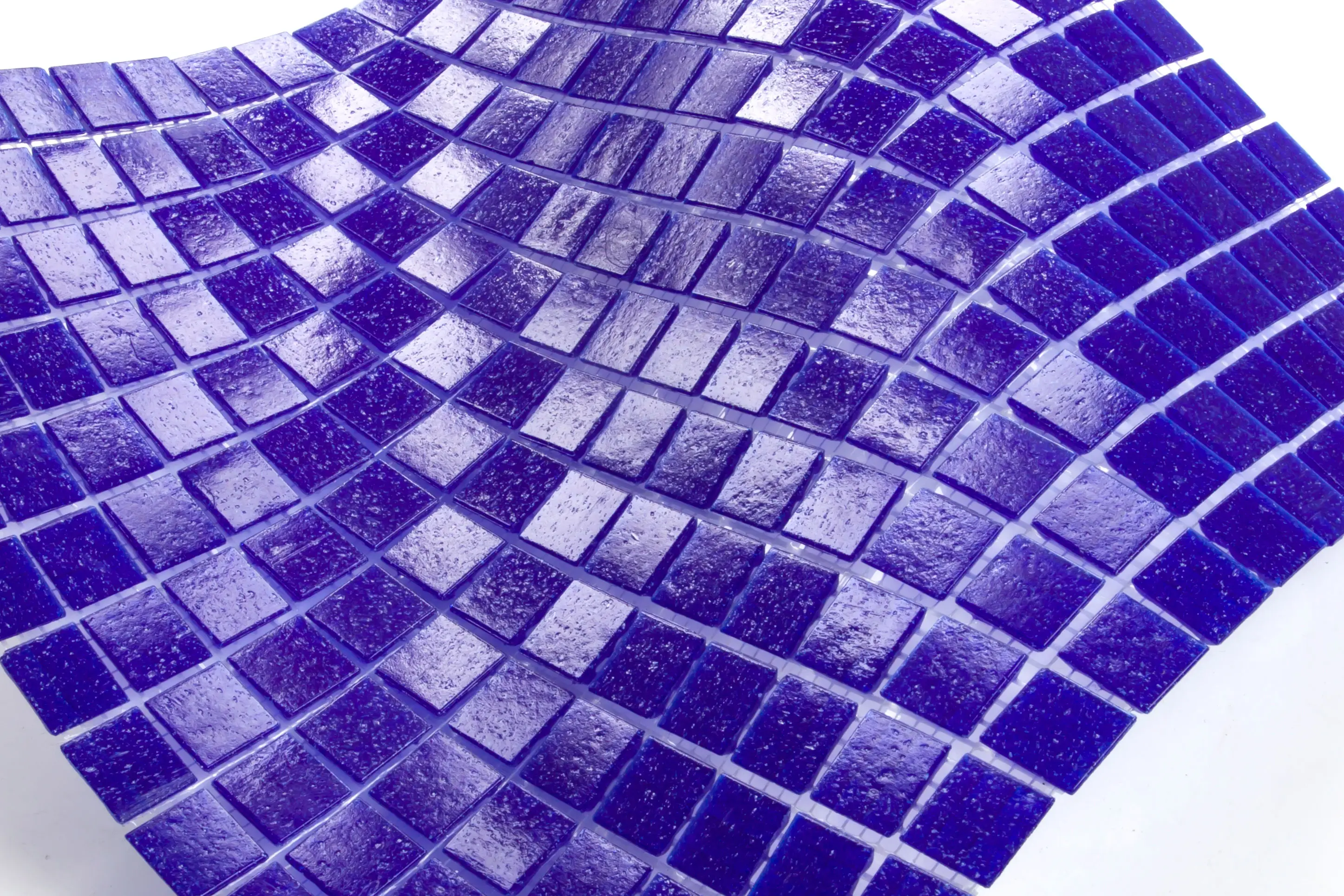 Mosaic Tile OEM ODM Hot Sell Swimming Pool Tile Iridescent Sea Glass Pool Mosaic Tile