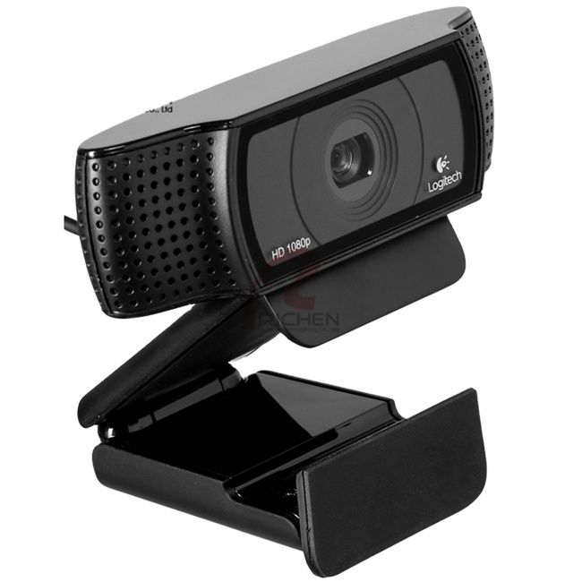 Logitech CC2900e HD webcam teaching with microphone remote session
