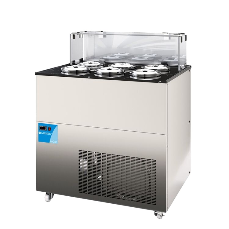 MEHEN MCB4 China supplier high performance barrel italian ice cream freezer showcase