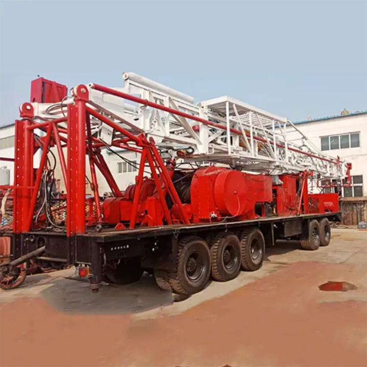 Supplier 750 Hp Drilling Rig Truck Rig-503 Workover Oil Rig Workover Rig Truck Mounted