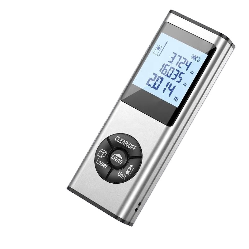 Portable 70m Laser Rangefinder with Backlit Display for Quick and Precise Measurements and Positioning