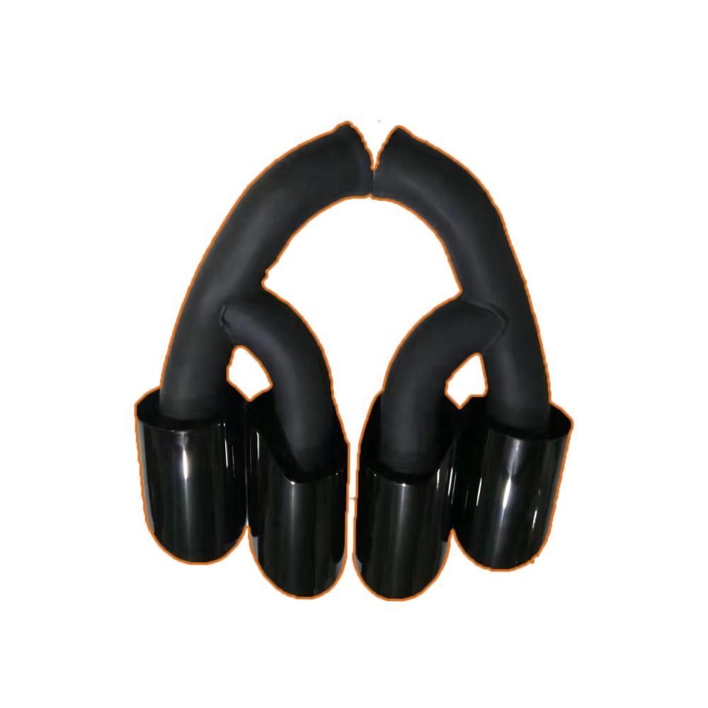 High Quality Performance Black Titanium Exhaust Pipe Chrome Exhaust Tips