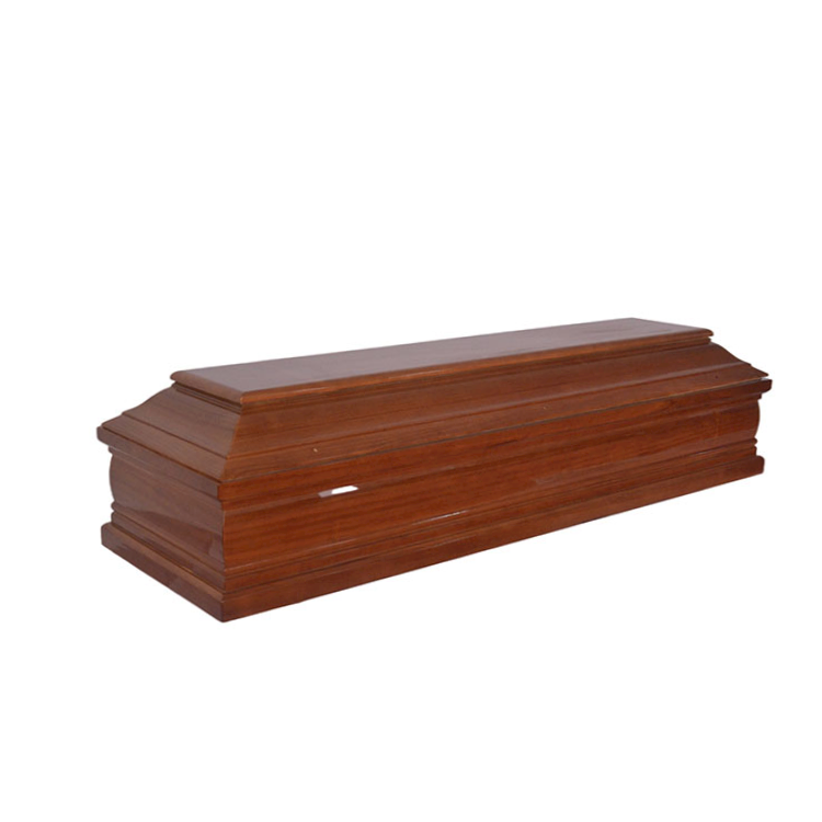 Square Paulownia Wooden Coffin with Competition Price