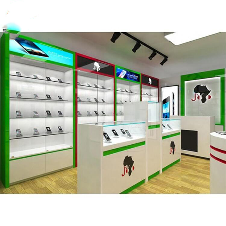 High End Mobile Phone Shop Decoration Commercial Store Furniture Interior Design Electronic Shop For Mobile Shop