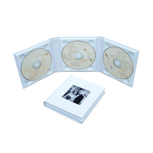 Свадебный кожаный чехол для CD DVD для фотографа