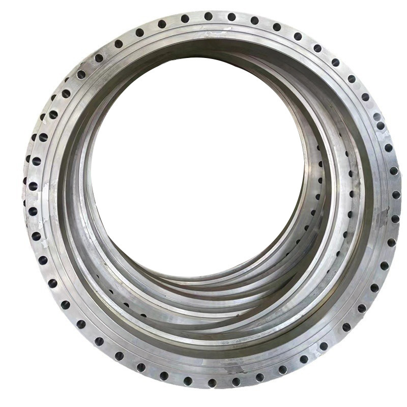 16Mn large diameter steel pipe flange forging HG/T20623 standard tertiary forging
