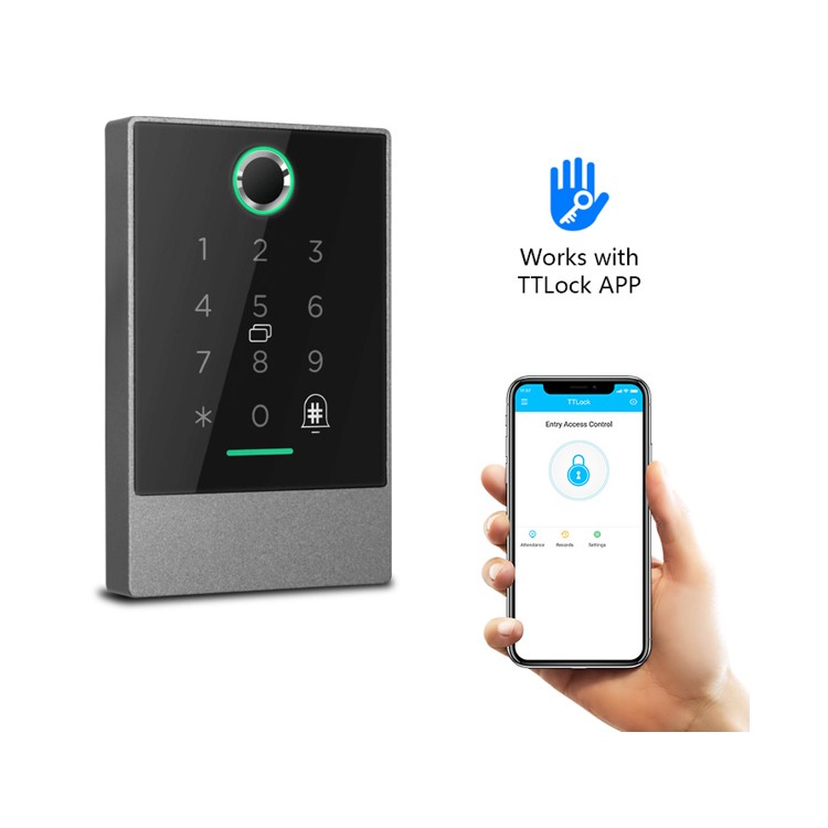 Интеллигентая (ый) биометрический bluetooth цифровой отпечатков пальцев двери контроллер системы контроля доступа