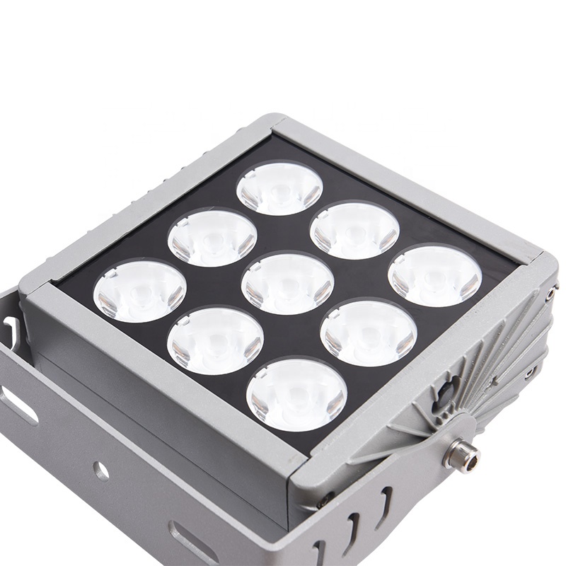 Светодиодный прожектор высокой яркости DMX RGB IP65 Outoodr, квадратный прожектор