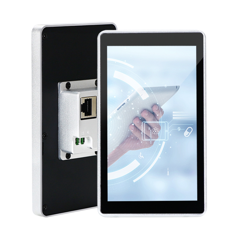 5,5 дюймовый Android 11 os smart home poe tablet r485 порт в стене ЖК-панель управления