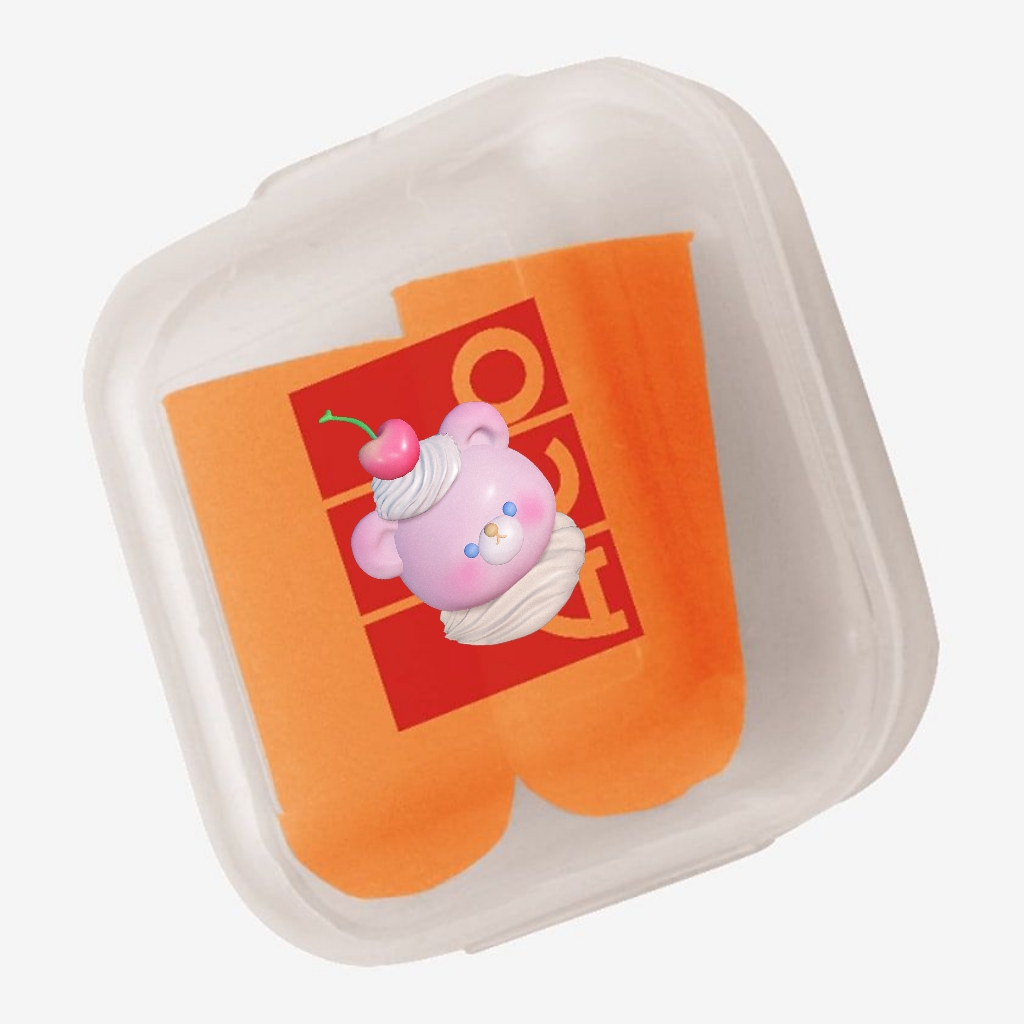 Independent packaging of custom pattern sleep silicone earplugs