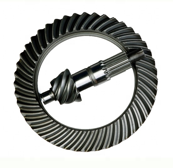Professional Gear Helical Crown Wheel and Pinion Bevel Gear With Spline For Toyota