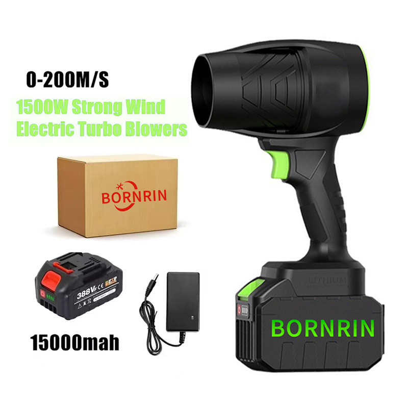 Turb Jet Fan Handheld Car Hair Dryer Muti-functional Mini Powerful Blower Thrust High Speed Pipe Pressing Fan Mini Snow Blower