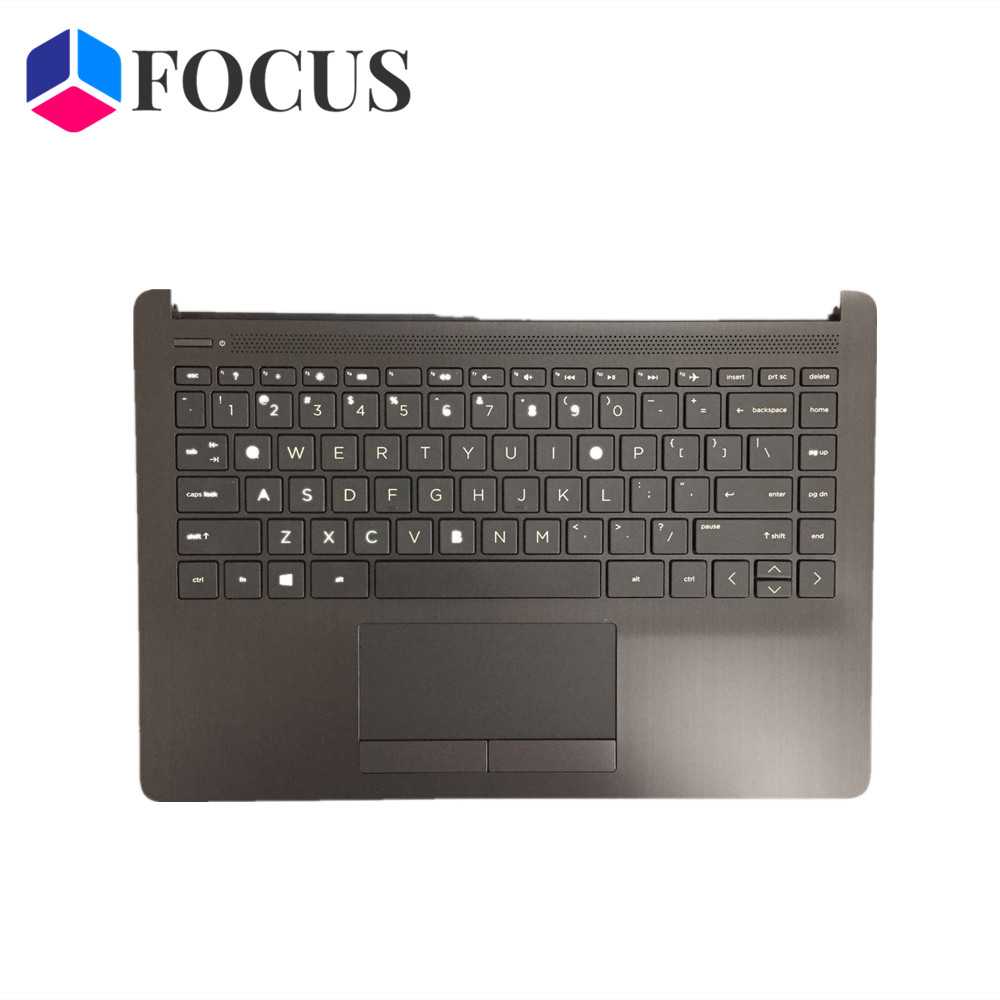 Для струйного принтера HP Pavilion 14-CF 14-DK верхний регистр упор для рук с клавиатура сенсорная панель серый L24818-001