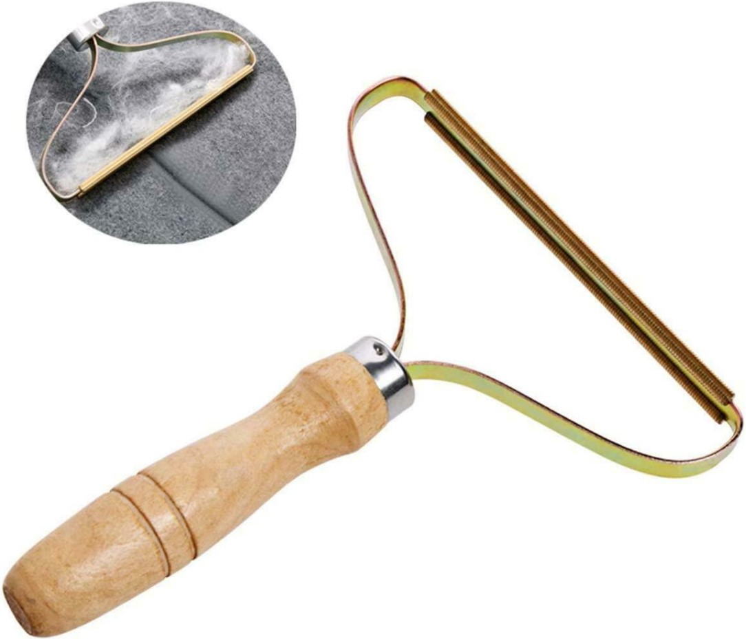 Wholesale Reusable Portable Lint Bobble Remover Clothes Wood and Metal Manual Roller