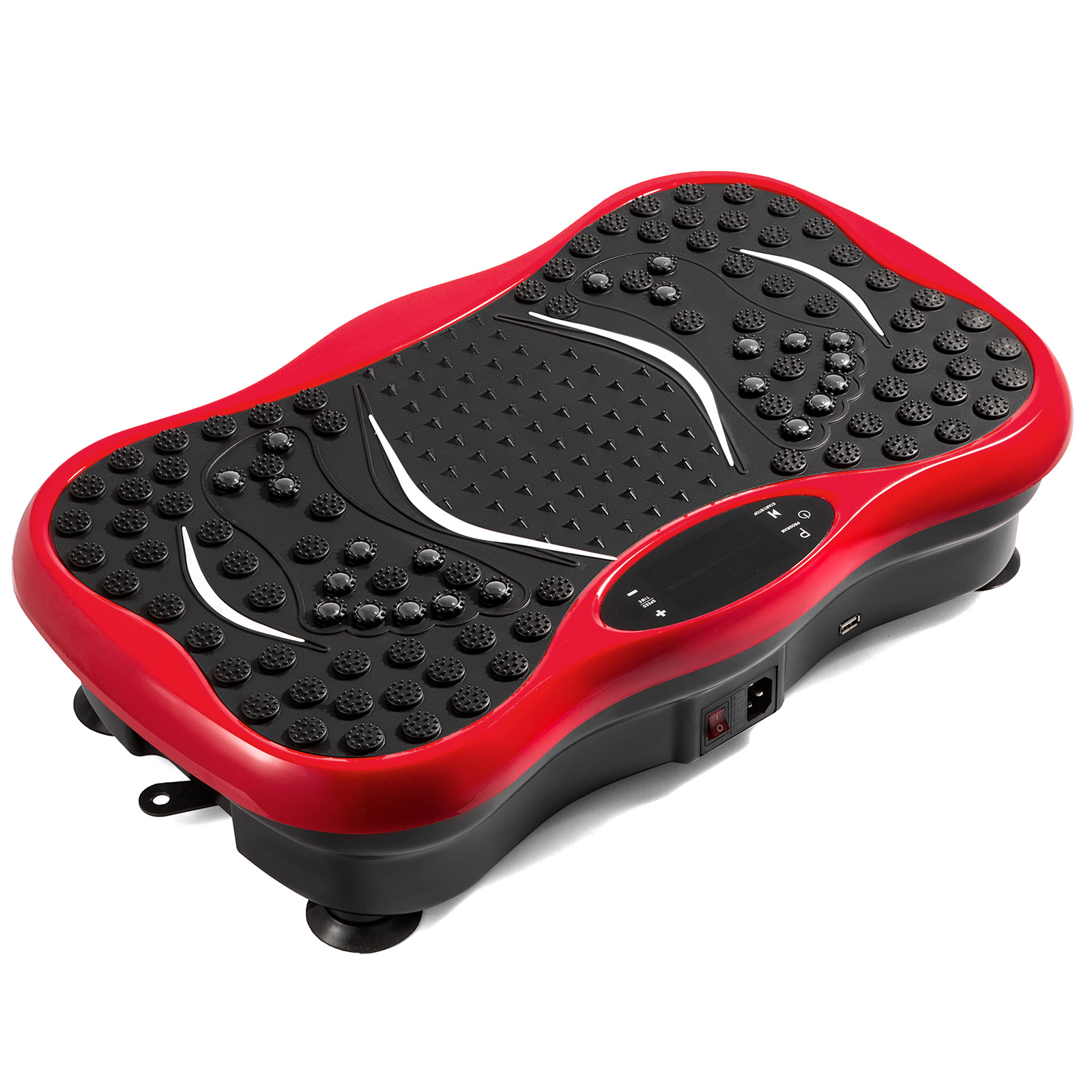Multi Function Vibration Plate Platform Whole Body Exercise Fitness Trainer Machine Music Player