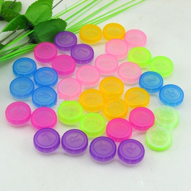 Contact Lens Case Many Colors Dual Box Double Case Lens Soaking Case Factory directly sales