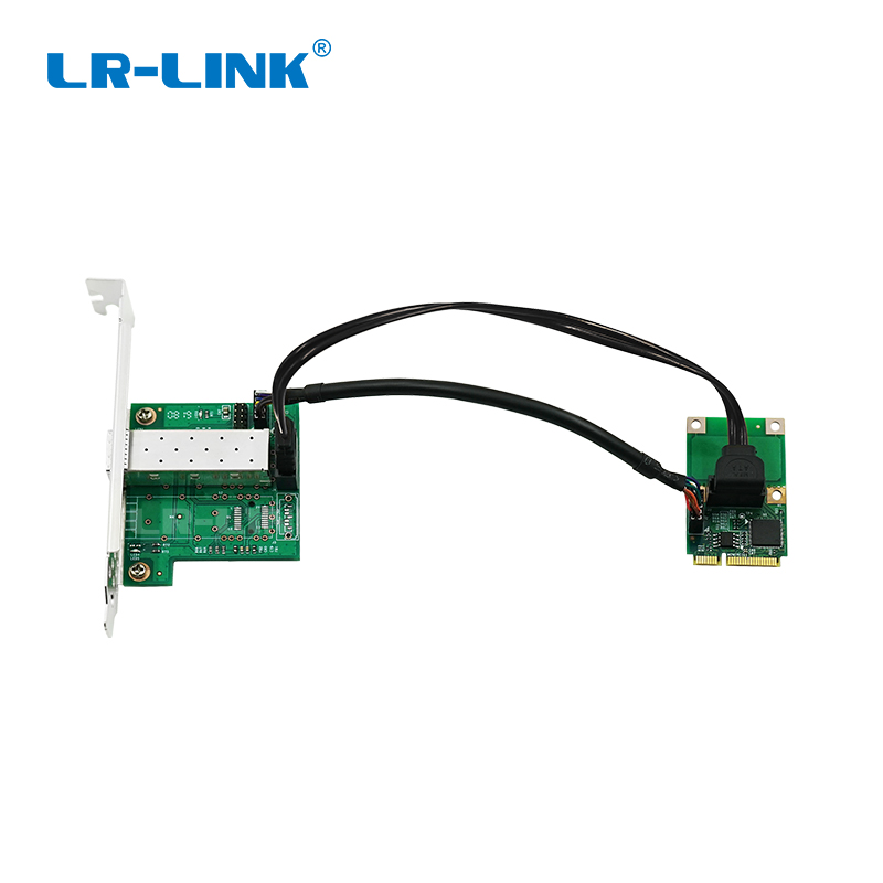 LR-LINK LRES2204PF-SFP Mini PCIe 1 * SFP порты Gigabit 1000Base-X Ethernet Fiber Mini PCI Express SFP карта коннектора