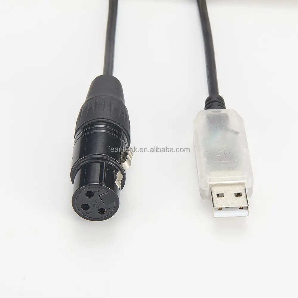FTDI Dmx Control USB RS485 XLR DMX512 Stage Lighting Equipment Cable