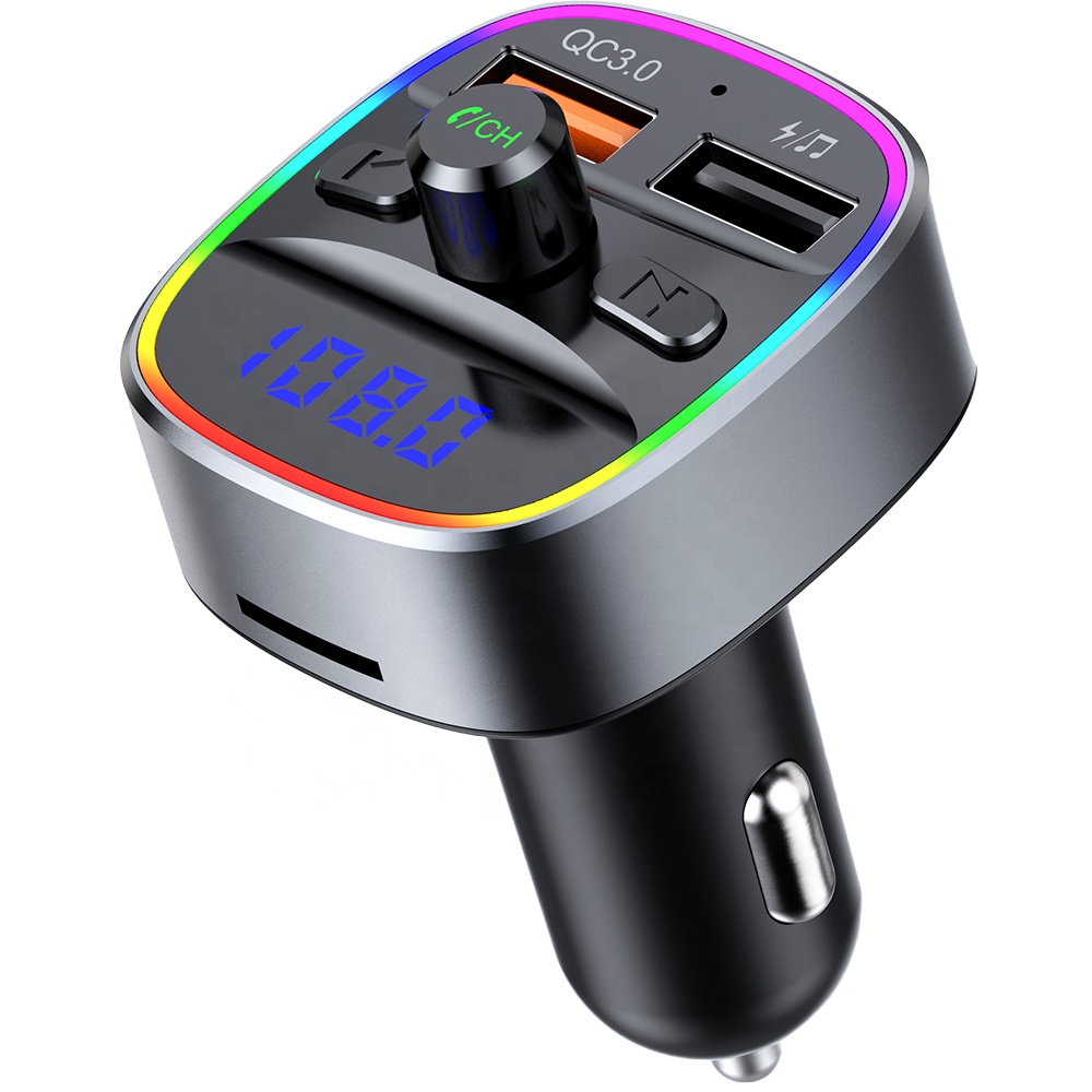 Автомобильный беспроводной FM-передатчик AGETUNR T25Q, Bluetooth 3,0, с быстрой зарядкой
