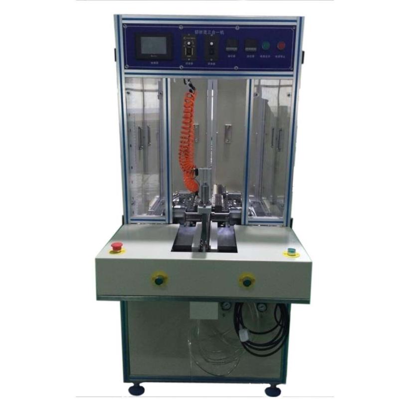 Automatic Three-In-One Pouch Cell Edge Ironing Trimming & Folding Machine for Battery Production Line