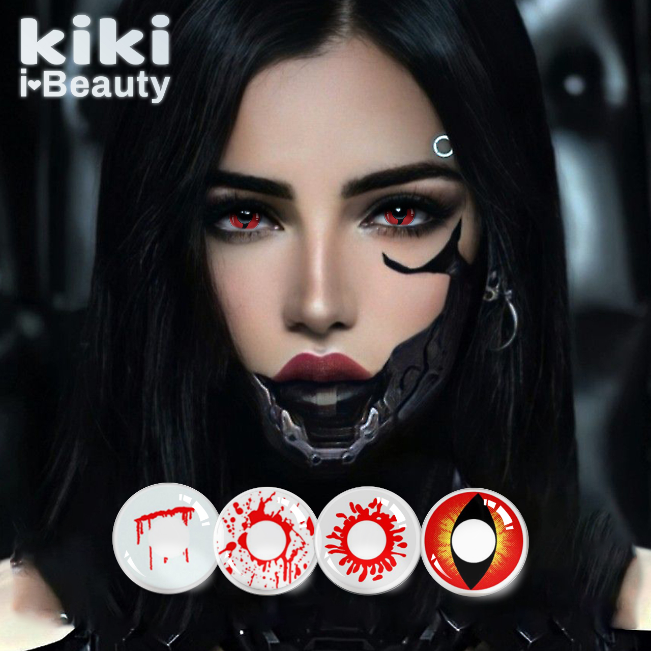 Новые стили, недорогие контактные линзы crazy color, 1 год, оптовая продажа, контактные линзы для Хэллоуина, Шаринган