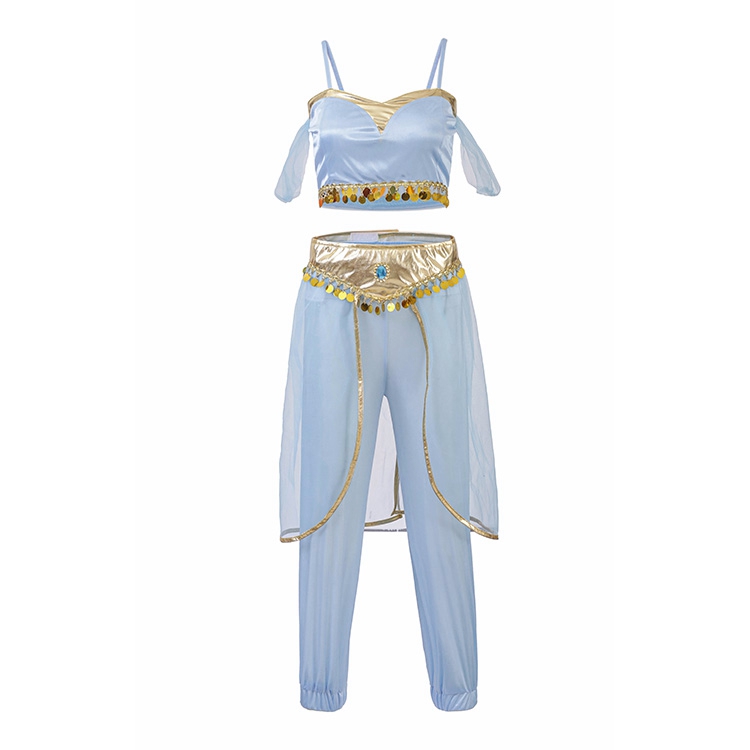 Girls Clothes Halloween Carnival sets Aladdin Magic Lamp Style Women Party Costume