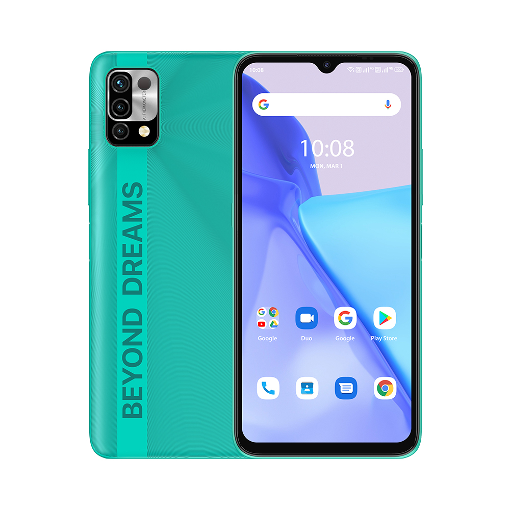 UMIDIGI Power 5 смартфон с глобальной версией, Android 11, Helio G25, 64 ГБ, 128 ГБ, 6,53 дюйма, HD + 16 Мп, тройная камера, 6150 мАч