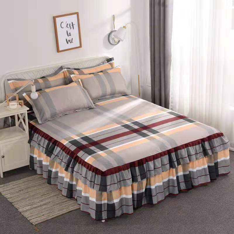 Bedspread Bed Skirt Microfiber Factory Wholesale Skin Friendly Queen King Space Baby Kids Living Room Bathroom Care