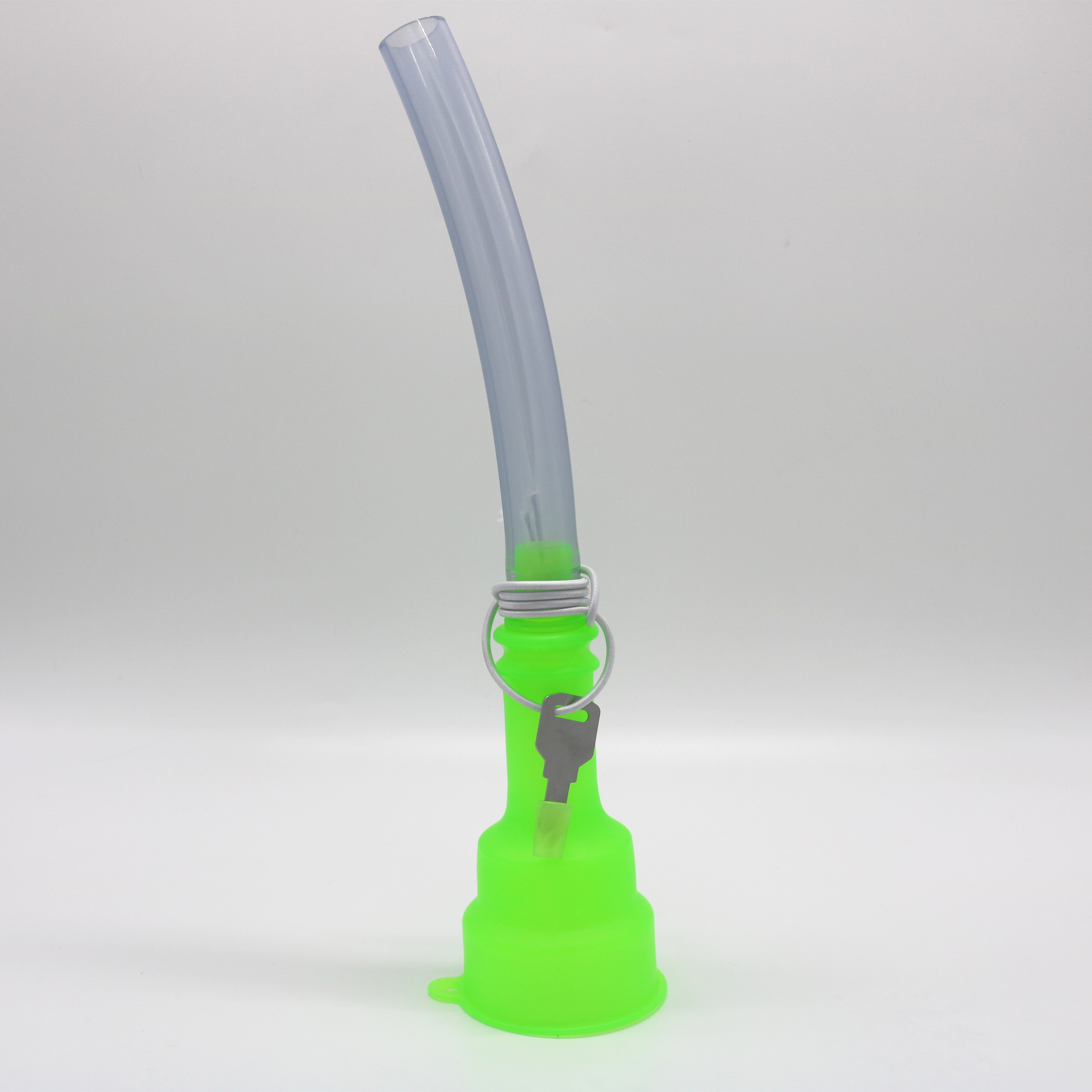 custom color beer chug , beer snorkel chugger