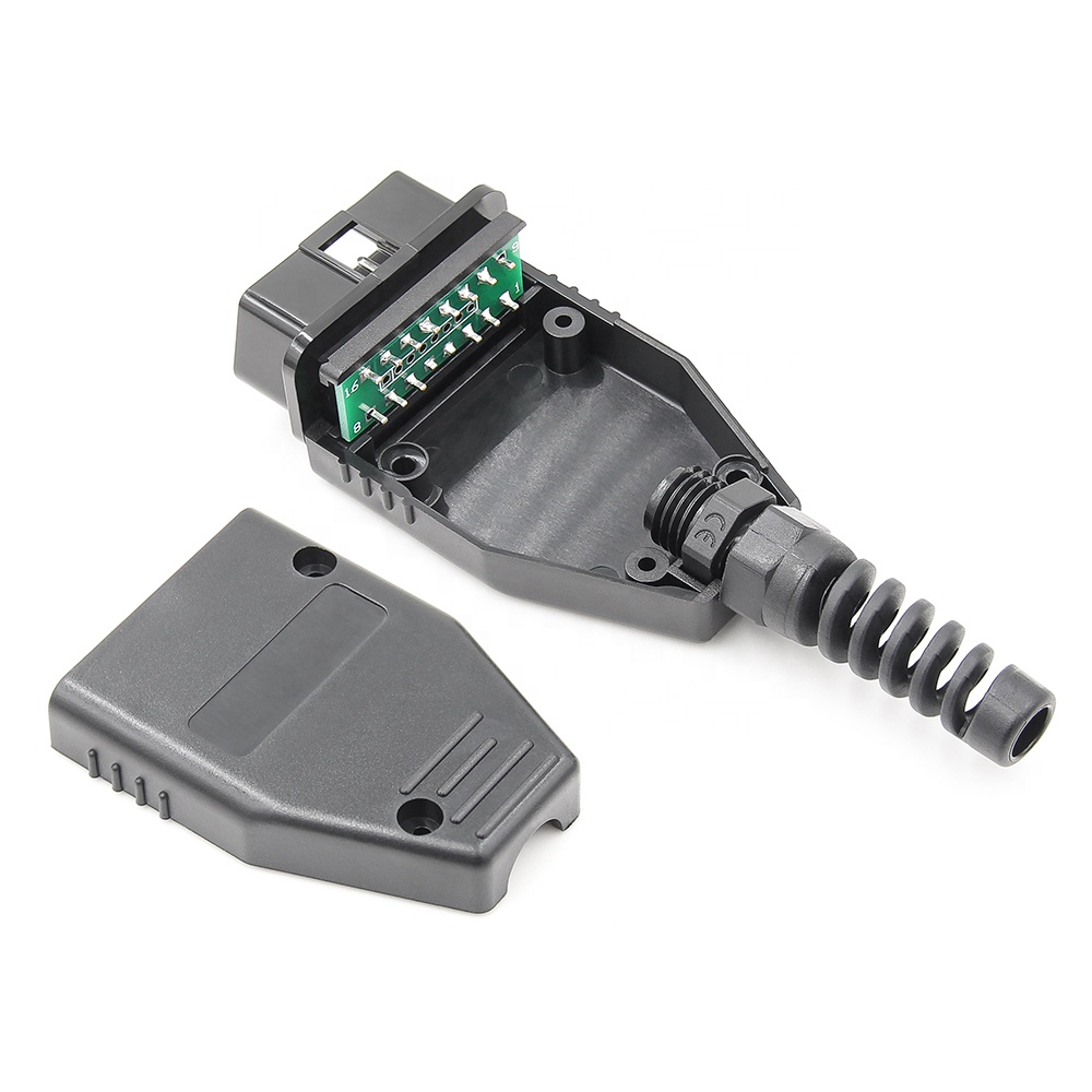 Универсальный один черный OBD2 16 контактный разъем для зарядки кабель OBD